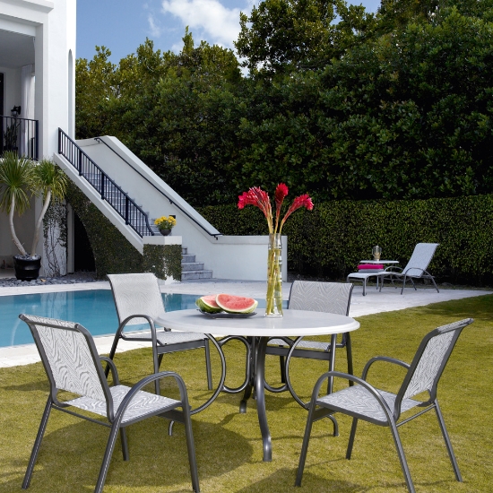 Telescope Casual Aruba II Sling Cafe Dining Set