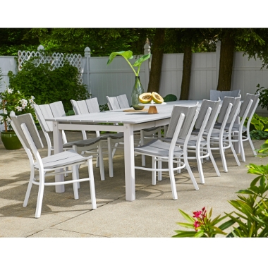 Telescope Casual Avant MGP Aluminum Dining Set for 10 - AvantMGPAluminumDiningSetfor10