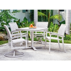 Telescope Casual Bazza Square Outdoor Dining Set for 4 - TC-BAZZA-SET11