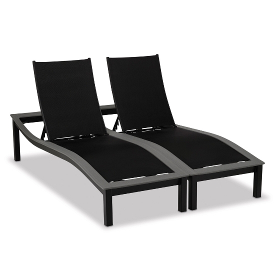 Telescope Casual Bazza Sling Double Chaise with Connector Kit - TC-BAZZA-SET16