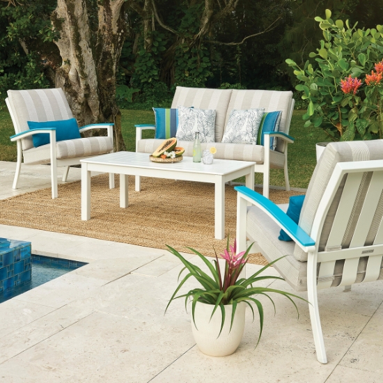 Bazza Cushion Loveseat and Lounge Chair Patio Set