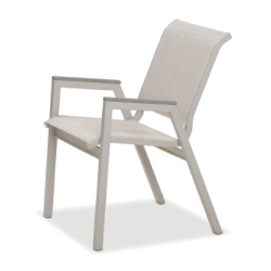Telescope Casual Bazza Sling Stackable Bistro Chair with Polymer Accents - Z050