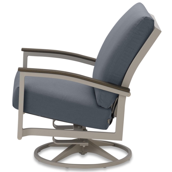 Bazza Cushion Swivel Rocker Lounge Chair side