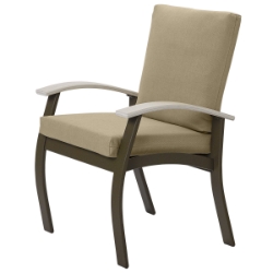 Telescope Casual Belle Isle Cushion Cafe Dining Arm Chair - B0H0