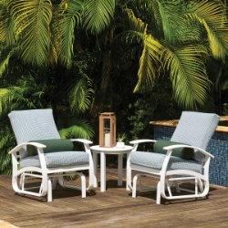 Telescope Casual Belle Isle Cushion Glider Chair Set - TC-BELLEISLE-SET13