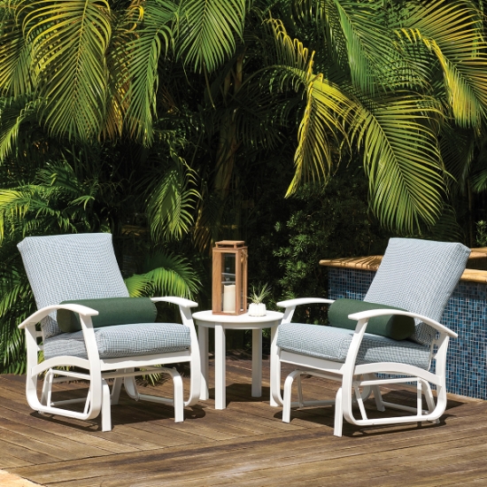 Telescope Casual Belle Isle Cushion Glider Chair Set - TC-BELLEISLE-SET13