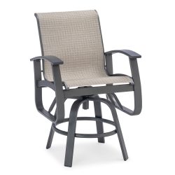 Telescope Casual Belle Isle Sling Balcony Height Swivel Stool - L0A0