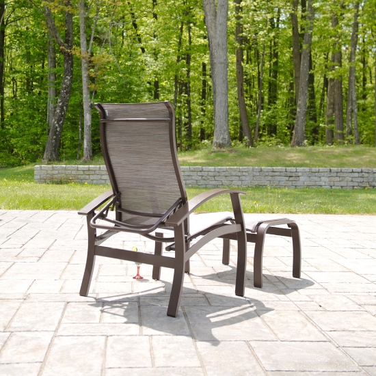 Adjustable back aluminum frame