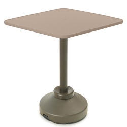 Telescope Casual 36" Square Cascade MGP Bar Table with Weighted Pedestal Base - T930-4P20