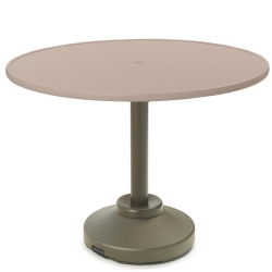 Telescope Casual 48" Round Cascade MGP Balcony Table with Weighted Pedestal Base - T970-3P20