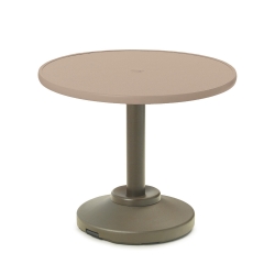 Telescope Casual 30" Round Cascade MGP Dining Table with Weighted Pedestal Base - T980-2P20