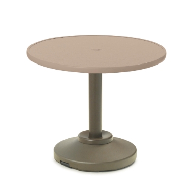 Telescope Casual 30" Round Cascade MGP Dining Table with Weighted Pedestal Base - T980-2P20