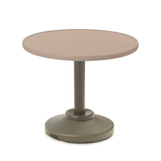 Telescope Casual 30" Round Cascade MGP Dining Table with Weighted Pedestal Base - T980-2P20