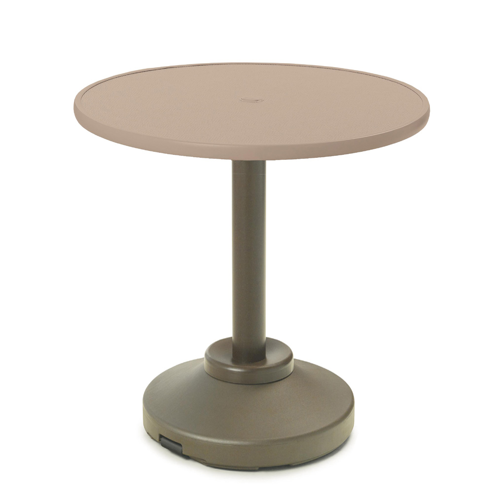 Telescope Casual 30" Round Cascade MGP Balcony Table with Weighted Pedestal Base - T980-3P20