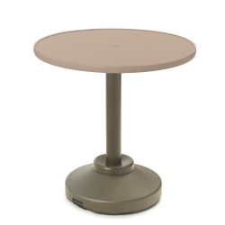 Telescope Casual 30" Round Cascade MGP Balcony Table with Weighted Pedestal Base - T980-3P20