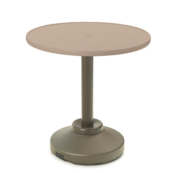 Telescope Casual 30" Round Cascade MGP Balcony Table with Weighted Pedestal Base - T980-3P20