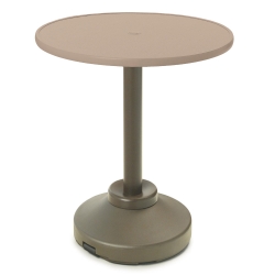 Telescope Casual 30" Round Cascade MGP Bar Table with Weighted Pedestal Base - T980-4P20