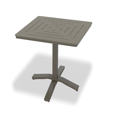 Telescope Casual MGP Dash 36" Square Bar Height Table with Pedestal Base - 40.5"H - T110D-4X20