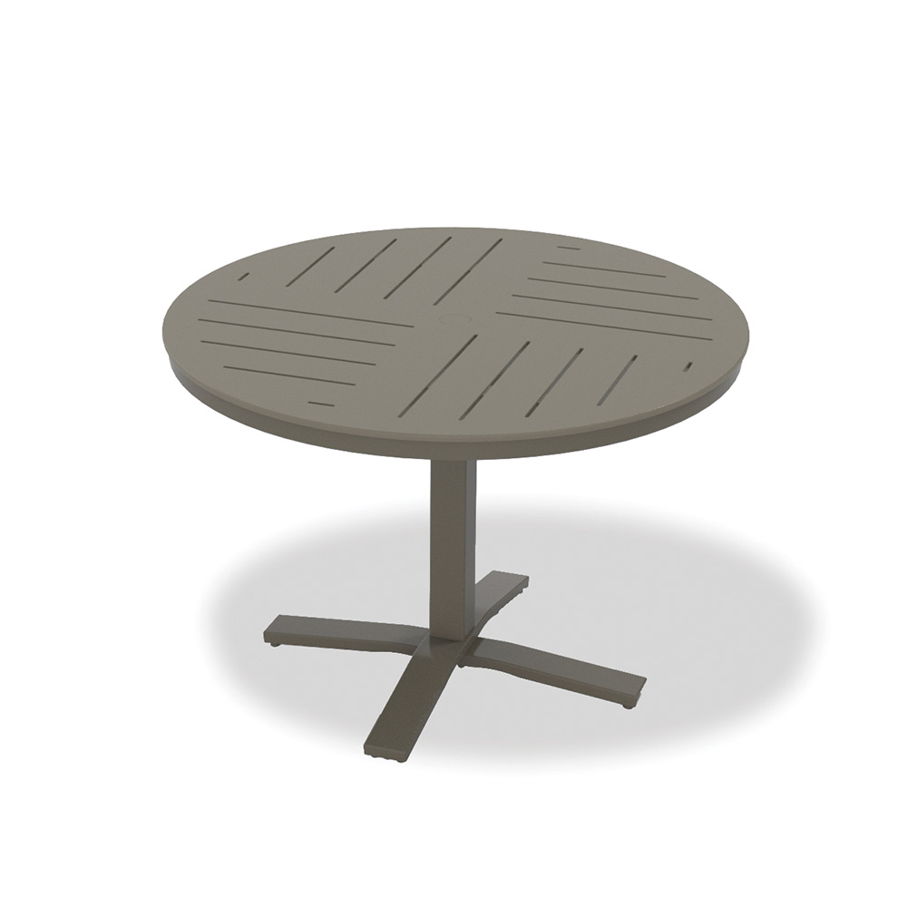 Telescope Casual MGP Dash 42" Round Dining Table with Pedestal Base - 28.5"H - T120D-2X20