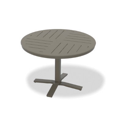 Telescope Casual MGP Dash 42" Round Dining Table with Pedestal Base - 28.5"H - T120D-2X20