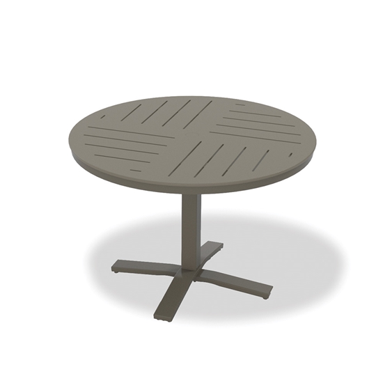 Telescope Casual Dash Dining Table with Pedestal Base