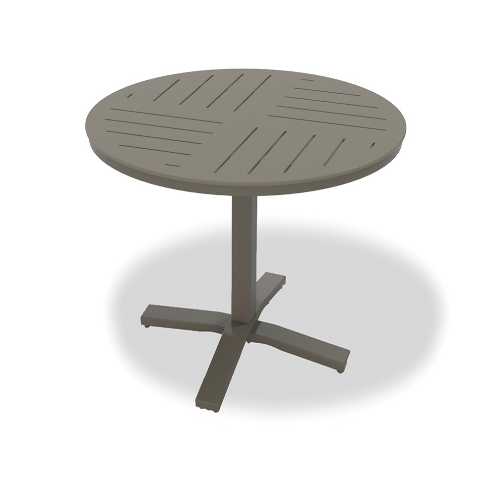 Telescope Casual MGP Dash 42" Round Balcony Height Table with Pedestal Base - 36.5"H - T120D-3X20