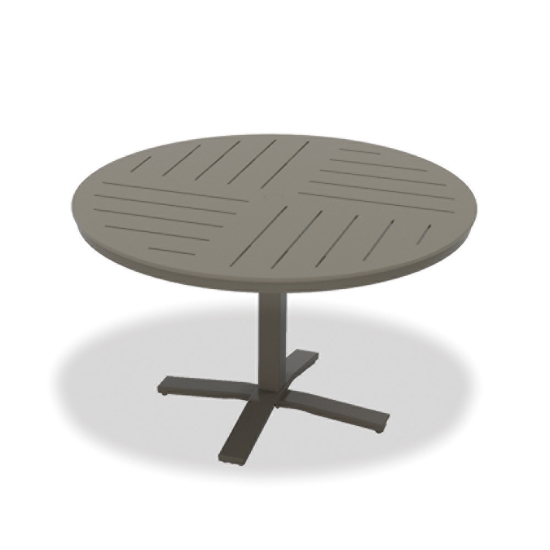 Telescope Casual MGP Dash 48" Round Dining Table with Pedestal Base - 28.5"H - TM80D-2X20
