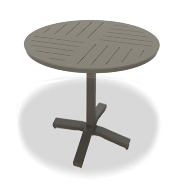 Telescope Casual MGP Dash 48" Round Bar Height Table with Pedestal Base - 40.5"H - TM80D-4X20