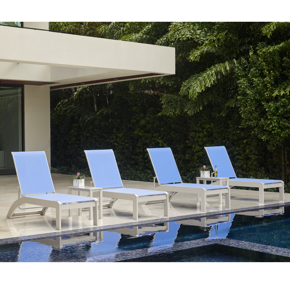 Telescope Casual Dune Set of 4 Chaise Loungers - TC-DUNE-SET5