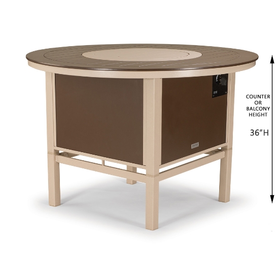 54" Round MGP Balcony Fire Table - 3F70-2F50