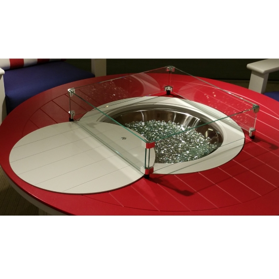 54" Round MGP Balcony Fire Table - 3F70-2F50
