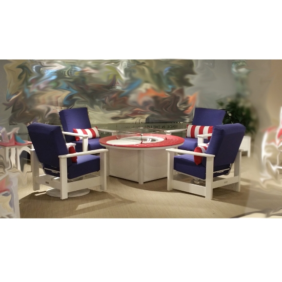 54" Round MGP Balcony Fire Table - 3F70-2F50