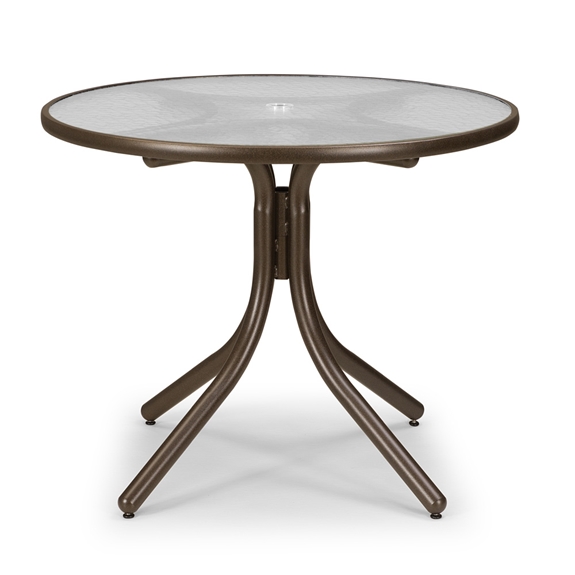 Telescope Casual 36 Round Dining Table, 36 Round Glass Top Dining Table