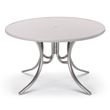 Telescope Casual Hammered MGP 48" Round Dining Table - 28"H - T970-2770