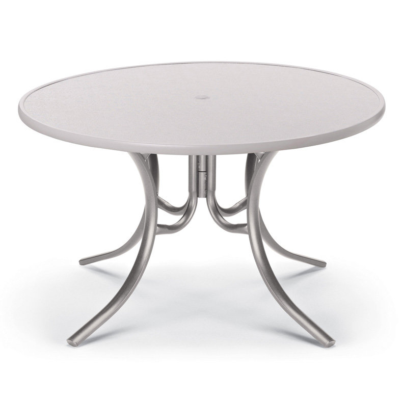 Telescope Casual 48" Round Hammered MGP Dining Table