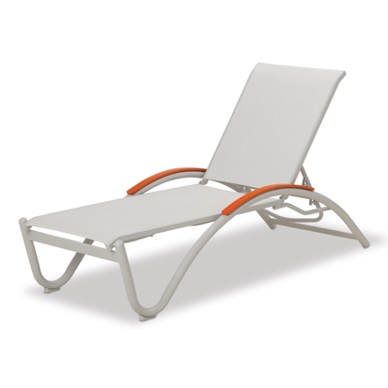 - Helios Contract Sling Lay Flat Stacking Chaises