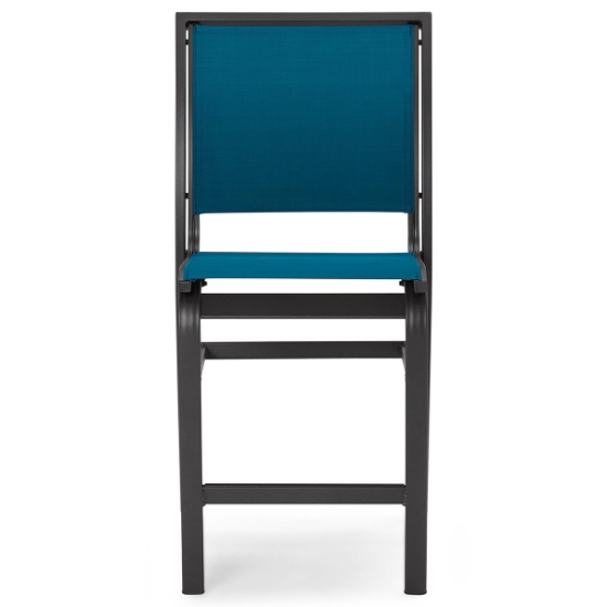 Kendall Sling Stacking Armless Balcony Chairs front