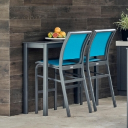 Telescope Casual Kendall Sling Balcony Height Console Patio Set - TC-KENDALL-SET13