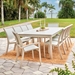 Telescope Casual Kendall Sling Outdoor Dining Set for 10 - TC-KENDALL-SET7
