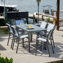 Telescope Casual Kendall Sling Outdoor Bar Set for 6 - TC-KENDALL-SET8