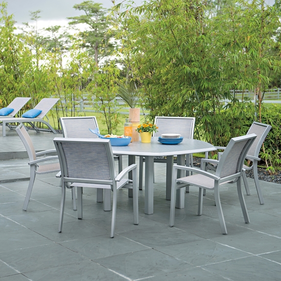 Telescope Casual Kendall Sling 7 Piece Dining Set