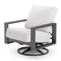 Larssen Cushion Swivel Rocker Lounge Chair