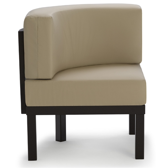 Larssen Curved Corner Sectional Chair - VLC0
