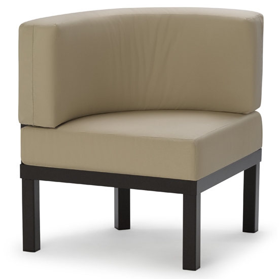 Larssen Curved Corner Sectional Chairs