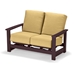 Leeward MGP Cushion Outdoor Lounge Chair and Loveseat Set - TC-LEEWARD-SET3
