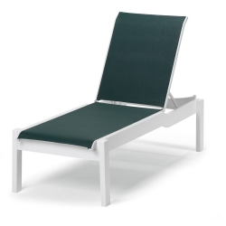 Leeward MGP Sling Long Frame Armless Chaise 