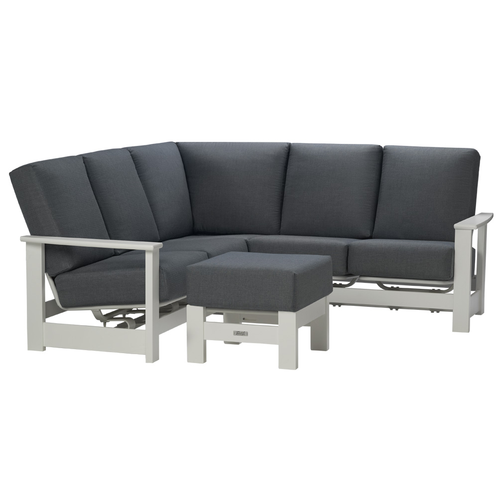 Telescope Casual Leeward Cushion L-Sectional with Ottoman - TC-LEEWARD-SET23