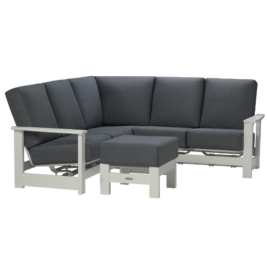 Telescope Casual Leeward Cushion L-Sectional with Ottoman - TC-LEEWARD-SET23