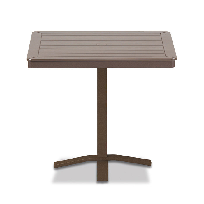 Telescope Casual MGP 36" Square Balcony Height Table with Pedestal Base - 36.5"H - T110-3X20