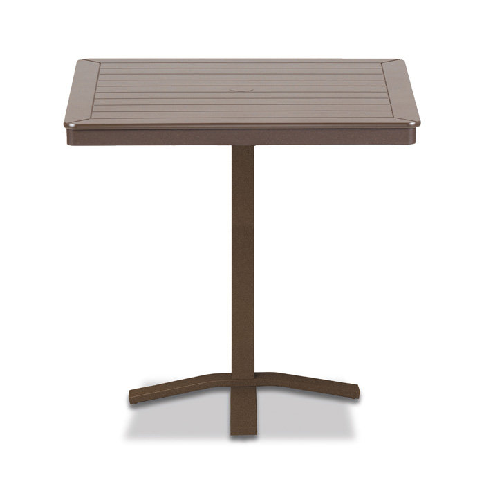 Telescope Casual MGP 36" Square Bar Height Table with Pedestal Base - 40.5"H - T110-4X20